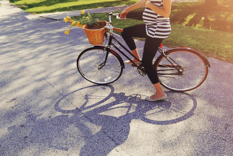 Польза велосипеда для женщин - Беременность